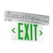 Compass LED Edge-Lit Recessed Combo Exit/Em, Double Face, CELCR2GN CELCR2GN - alternate 1